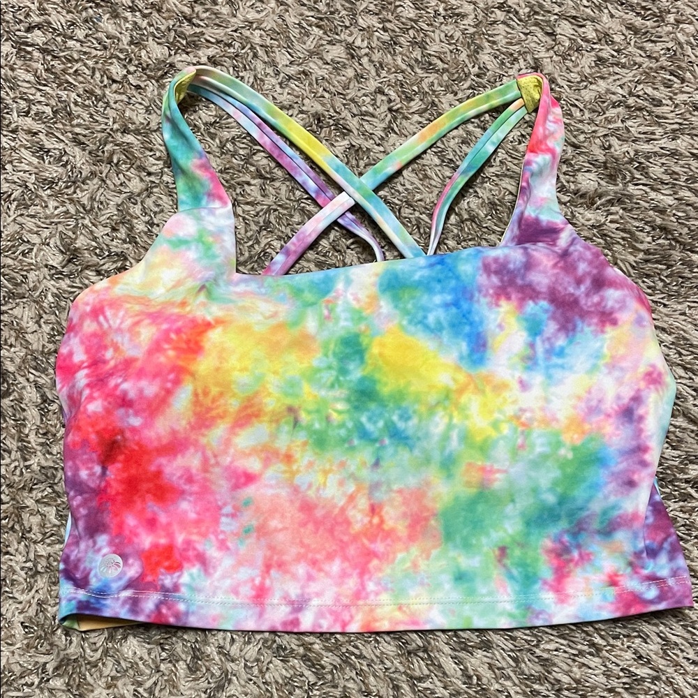Senita Tie-Dye Strappy Crop Top